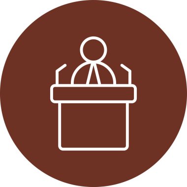 Bir insan simgesinin vektör illüstrasyonu