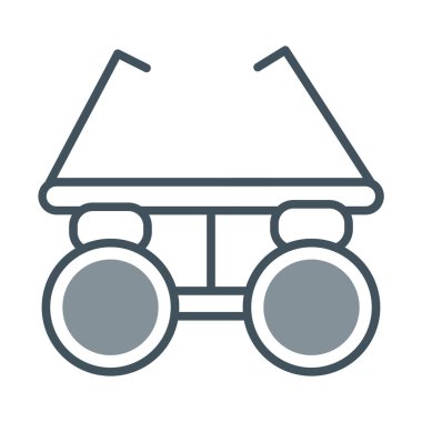 Modern ve basit tasarımın vektör simgesi