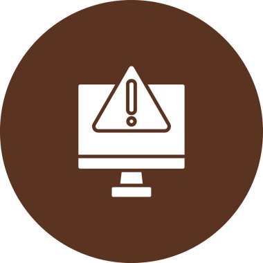 Bilgisayar ekranı. Basit resimleme