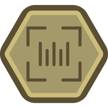 Modern bir simgenin vektör illüstrasyonu