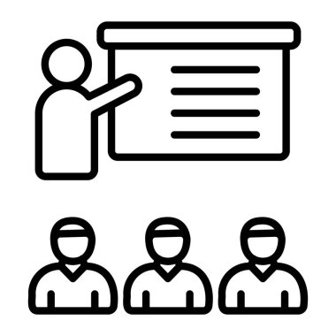 vektör insanlar simge illüstrasyonu