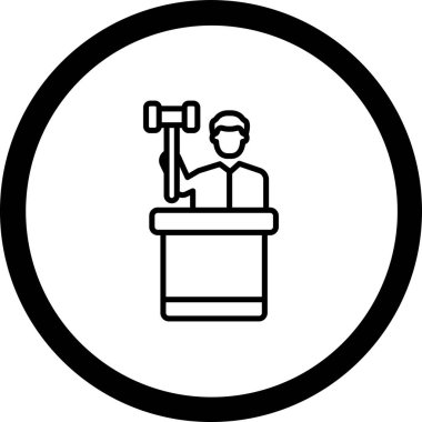 Modern simgenin vektör illüstrasyonu