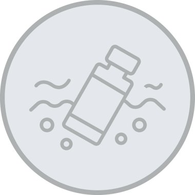 Sprey şişe simgesi, satır biçimi