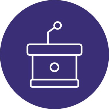 Benzersiz çan vektör simgesi