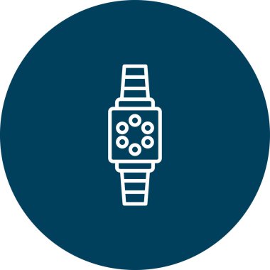 Modern b 'nin vektör illüstrasyonu eksik simgesi