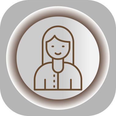 avatar simgesi vektör illüstrasyonu.