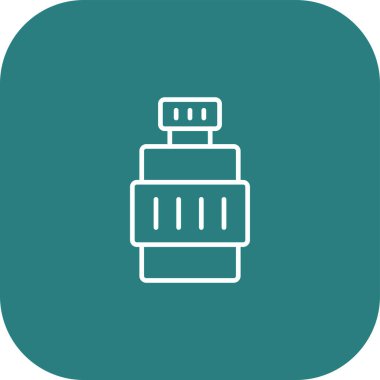 güzel daha hafif vektör çizgisi simgesi