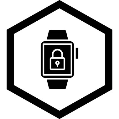 smartwatch simge vektör çizimi