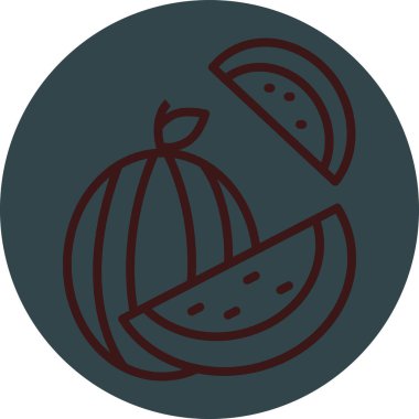 Balkabağım. Web simgesi basit illüstrasyon