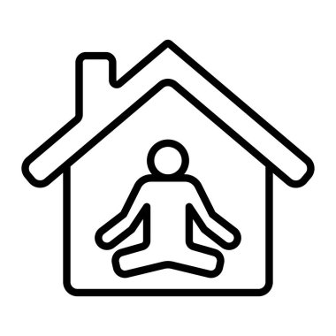 ev simgesi vektör illüstrasyonu