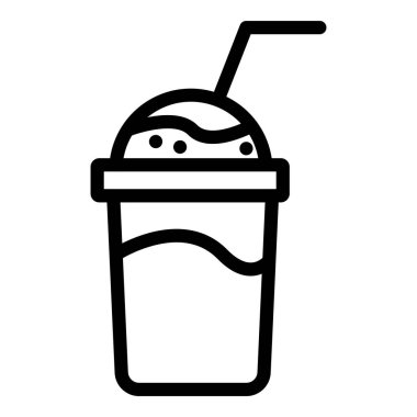 Saman çizgisi biçiminde ikon tasarımı olan kahve bardağı