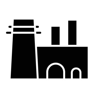 Bina. Web simgesi basit illüstrasyon