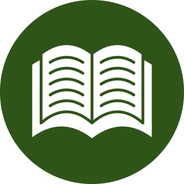 Kitap. Web simgesi basit illüstrasyon