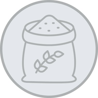 yiyecek ve içecek satırı vektör simgesi.