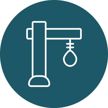 Bir Cadılar Bayramı simgesinin vektör illüstrasyonu