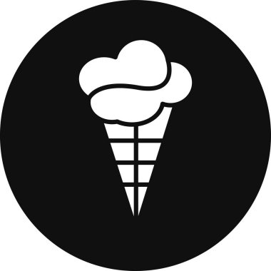 dondurma ikonu, vektör