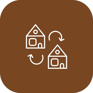 vektör çizim tasarım ev simgesinin