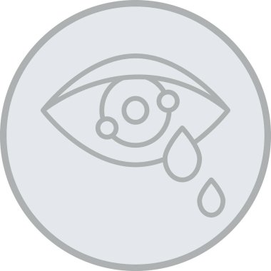 Moda stili izole edilmiş arkaplanda göz simgesi