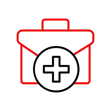 vektör çizim ilk yardım kutusu