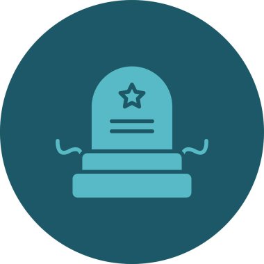 mezar simgesi, vektör çizimi