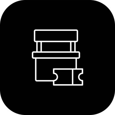 Eğitim ve öğrenme simgesinin vektör illüstrasyonu