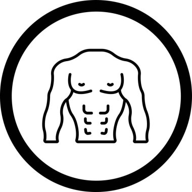 Dambılı bir adamın vektör çizimi