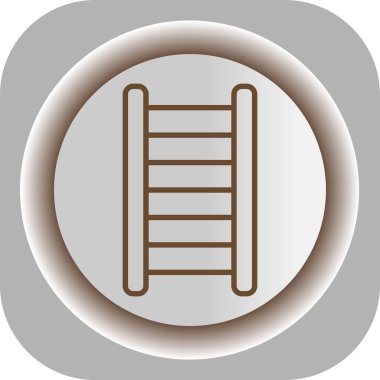 Benzersiz halter vektör simgesi