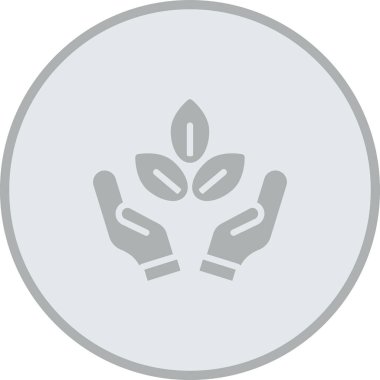 bitki simgesi vektör illüstrasyonu