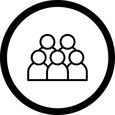 İnsan simgesinin vektör illüstrasyonu