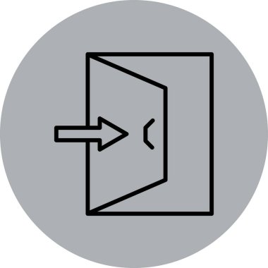 ok simgesi vektör illüstrasyonu