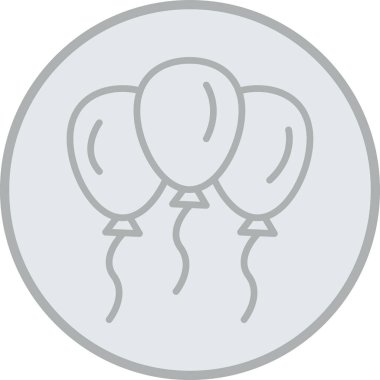 balon ikonu. vektör illüstrasyonu