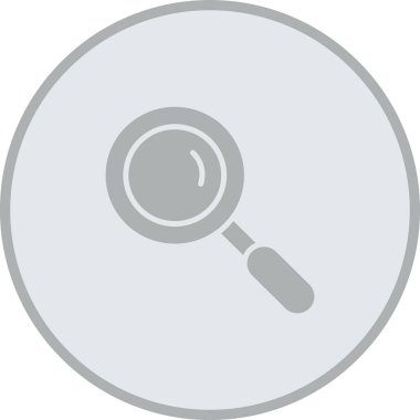 büyütme cam simgesi vektör illüstrasyon grafik tasarımı