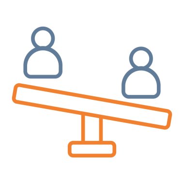 İnsan simgesinin vektör illüstrasyonu