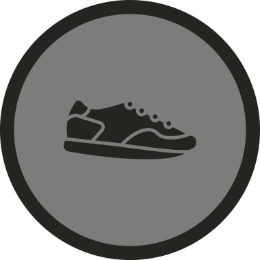 ayakkabı ikonu vektör illüstrasyonu