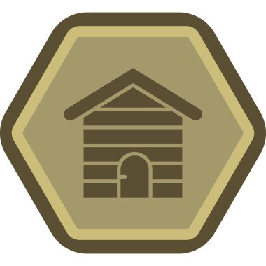 ev simgesini, basit vektör çizim