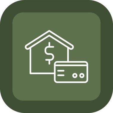 web için ev simgesi, vektör illüstrasyonu