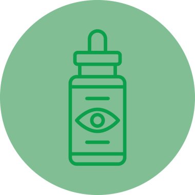 Göz simgesi vektör illüstrasyonu