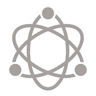 Kolayca düzenleyebilen ya da düzenleyebilen Atom Vektörü simgesi