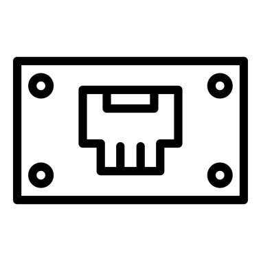 banka kartı kutsal kişilerin resmi, vektör çizim