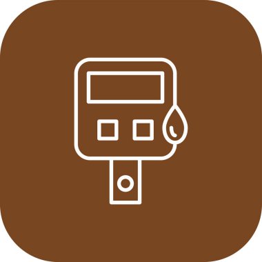 Modern b 'nin vektör illüstrasyonu eksik simgesi