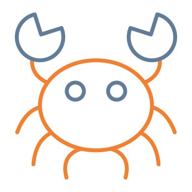 Şirin bir çizgi film simgesinin vektör çizimi