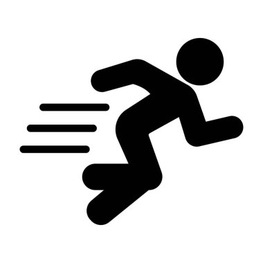 çalışan kişi vektör düz simgesi