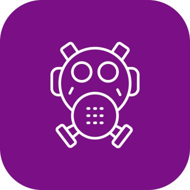 maske simgesi vektör illüstrasyonu