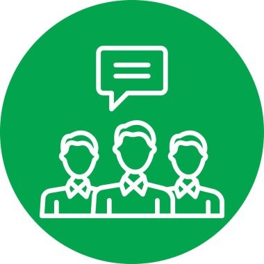 İnsan simgesinin vektör illüstrasyonu