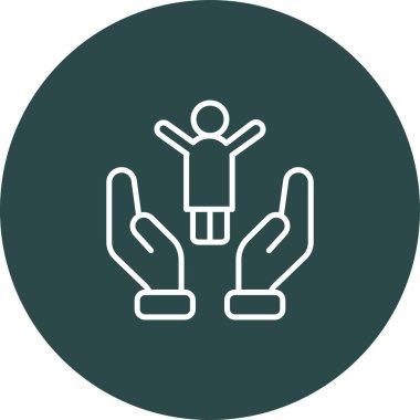 Modern simgenin vektör illüstrasyonu