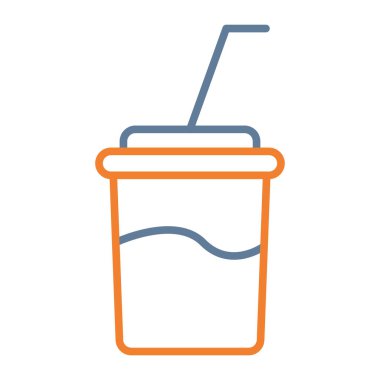 içki ikonu vektör illüstrasyonu