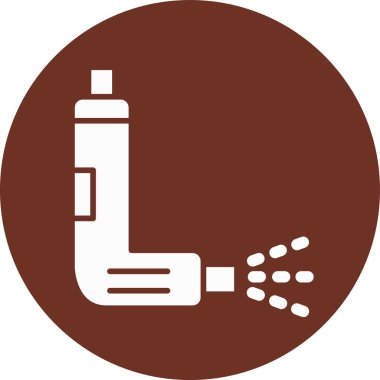 Temizlik servisi simgesinin vektör illüstrasyonu