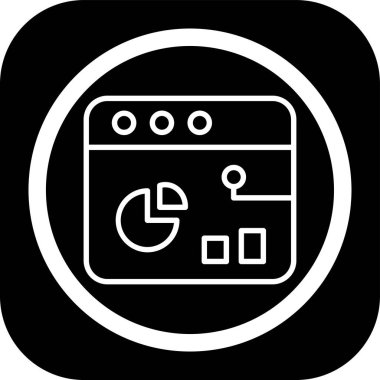 seo modern simgesinin vektör illüstrasyonu