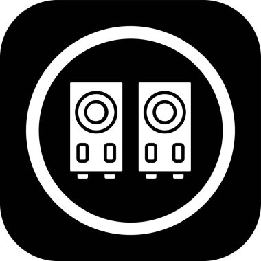 Müzik simgesinin vektör illüstrasyonu