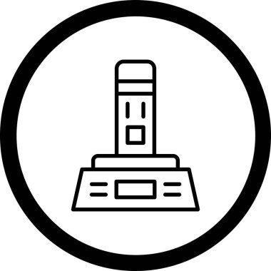 Yapı simgesinin vektör illüstrasyonu